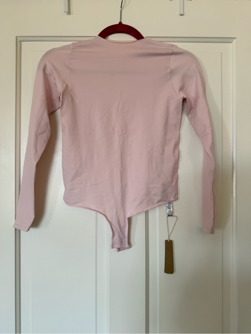 Skims essential long sleeve crew neck bodysuit